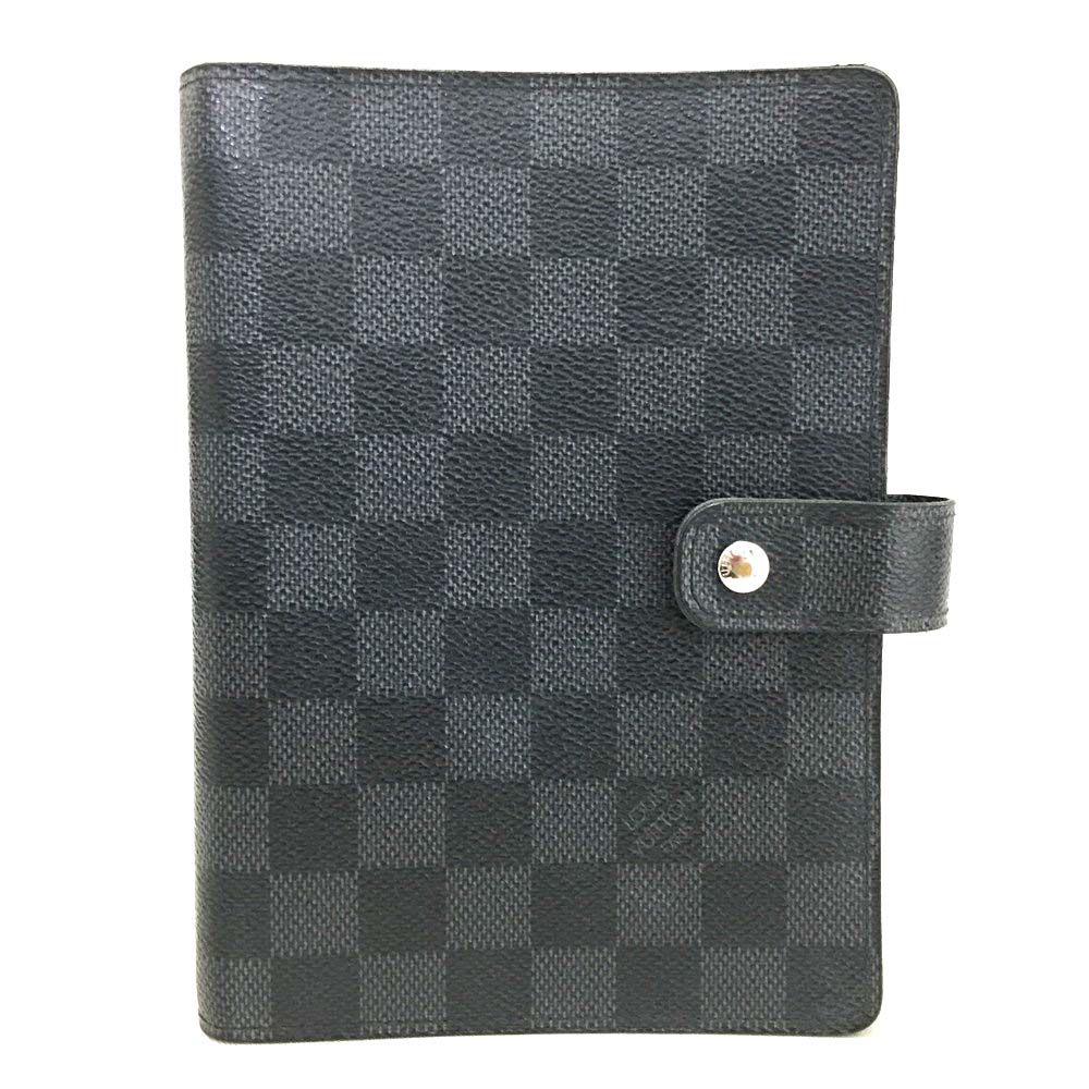 100% Authentic Louis Vuitton Damier Graphite Agenda MM Notebook Cover /p213 | eBay