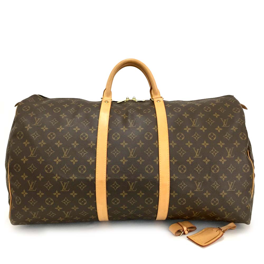 100% Authentic Louis Vuitton Monogram Keepall 60 Boston Travel Hand Bag /x328 | eBay