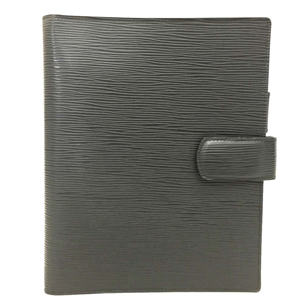 Authentic Louis Vuitton Epi Agenda GM Black Leather Notebook Cover / aECH | eBay