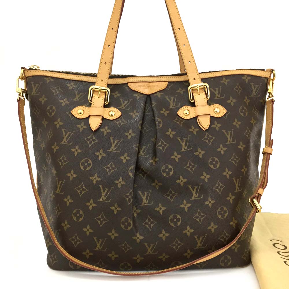 100% Authentic Louis Vuitton Monogram Palermo GM Shoulder Tote Bag /10532 | eBay