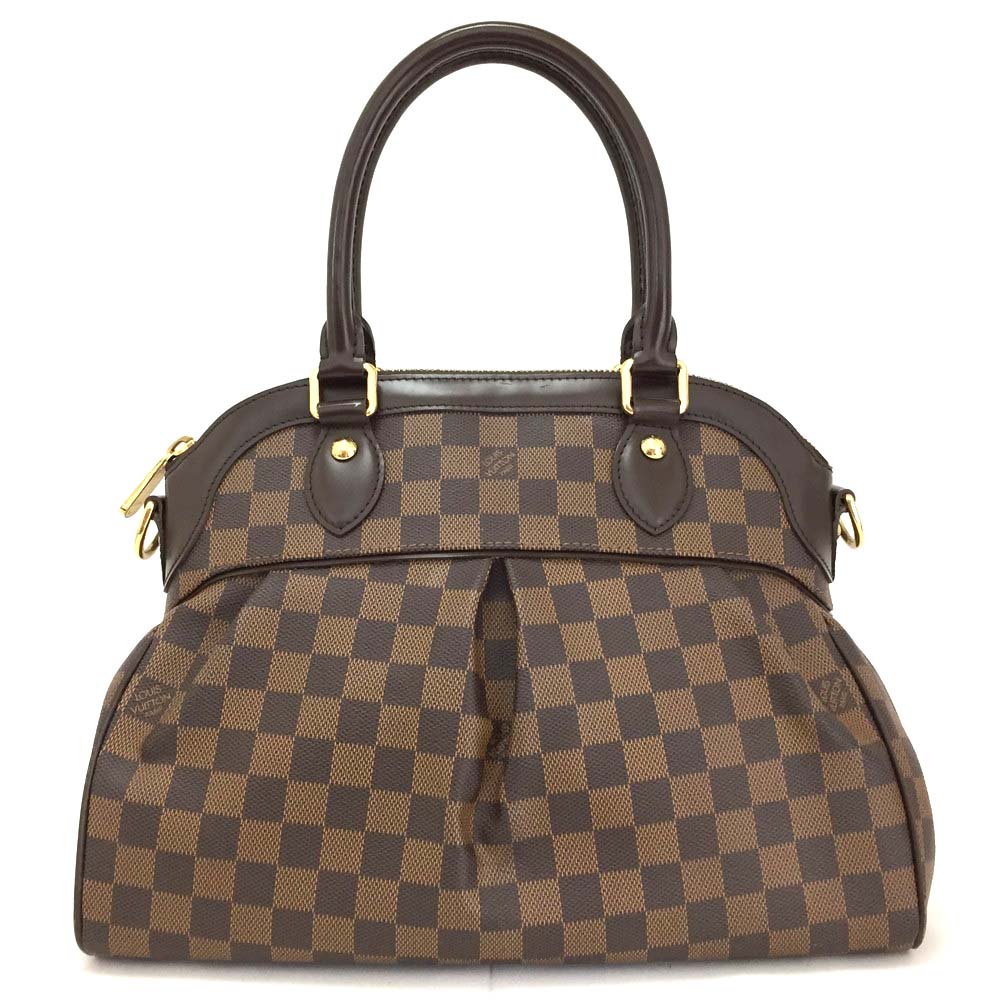 100% Authentic Louis Vuitton Damier Trevi PM Hand Bag /10875 | eBay