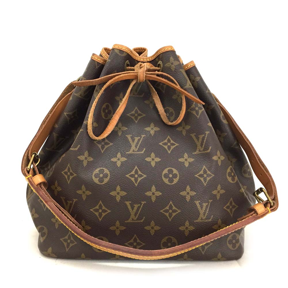 100% Authentic Louis Vuitton Monogram Petit Noe Drawstring Shoulder Bag /111DF | eBay