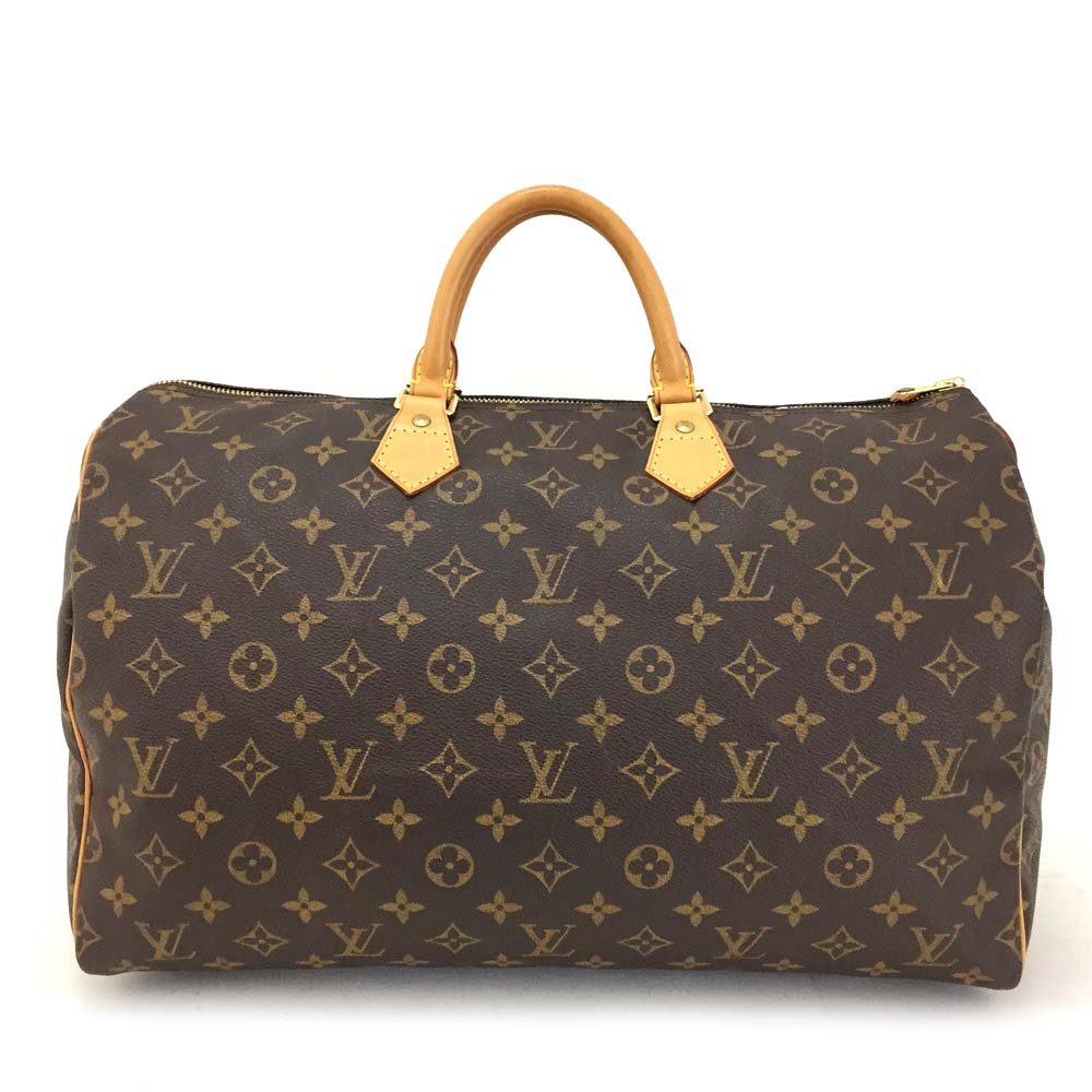 100% Authentic Louis Vuitton Monogram Speedy 40 Boston Travel Hand bag /4G | eBay