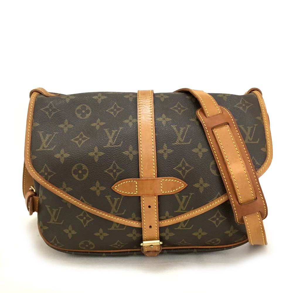 100% Authentic Louis Vuitton Monogram Saumur 30 Cross body Shoulder Bag /40046 | eBay