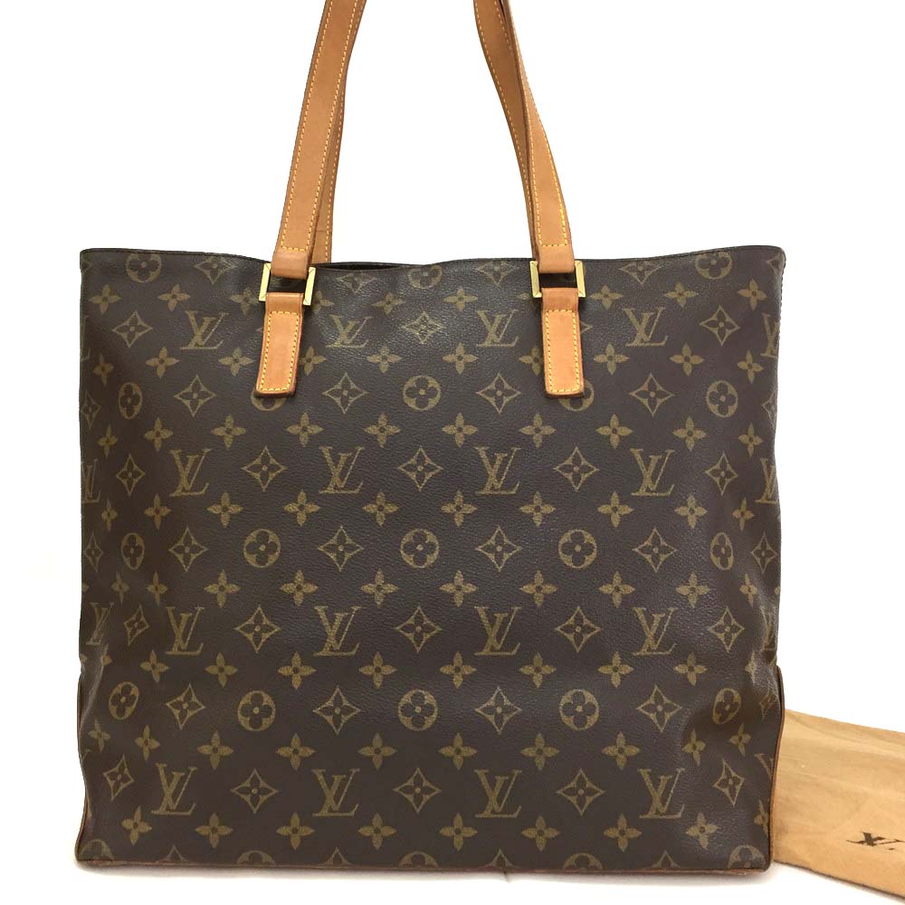 100% Authentic Louis Vuitton Monogram Cabas Mezzo Shoulder Tote Bag /10565 | eBay