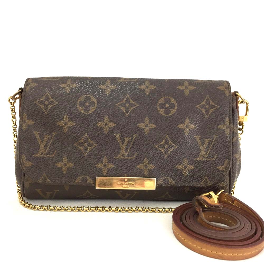 Louis Vuitton Monogram Favorite PM Clutch Shoulder Hand Bag Shoulder Strap/113AI | eBay