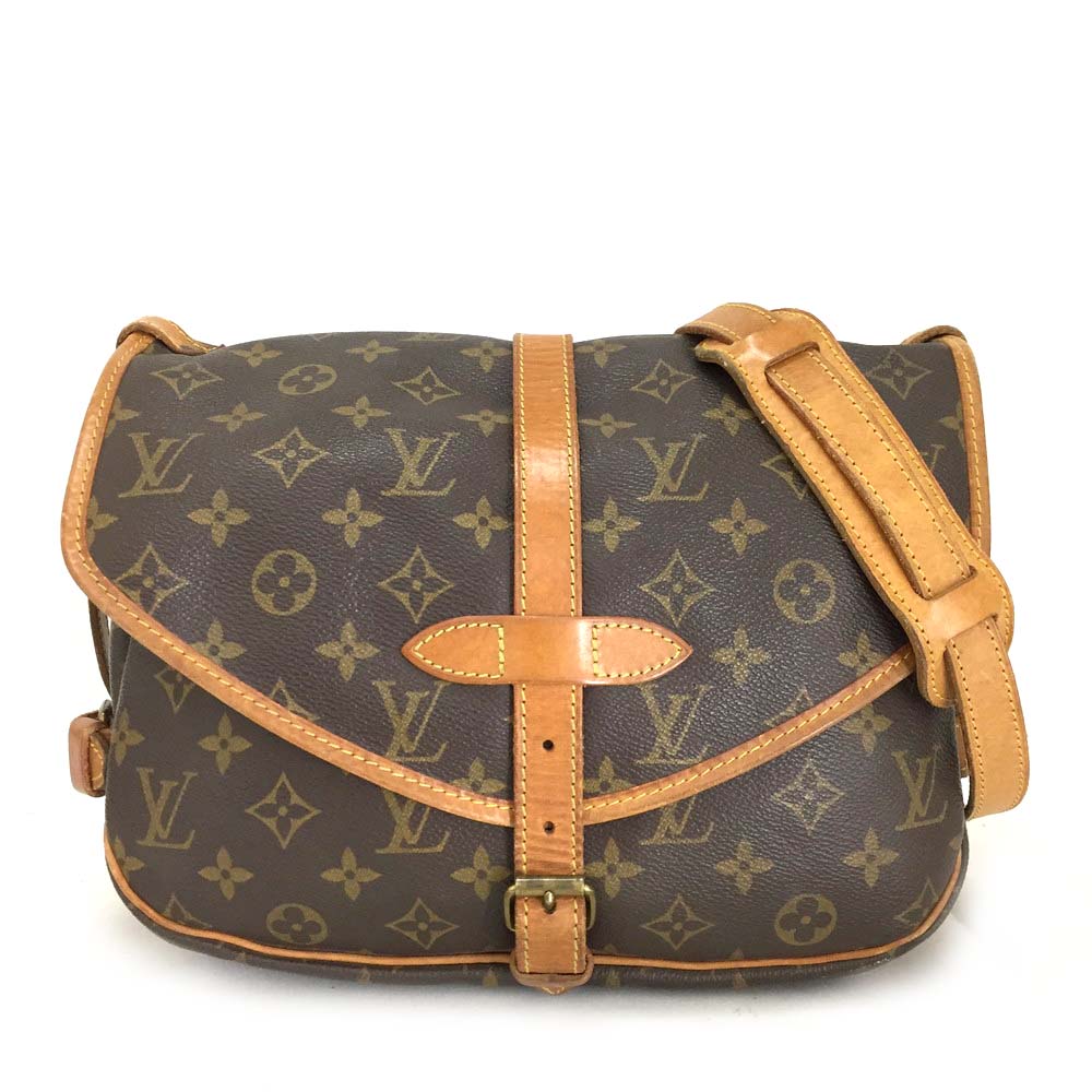 100% Authentic Louis Vuitton Monogram Saumur 30 Cross body Shoulder Bag /8 | eBay