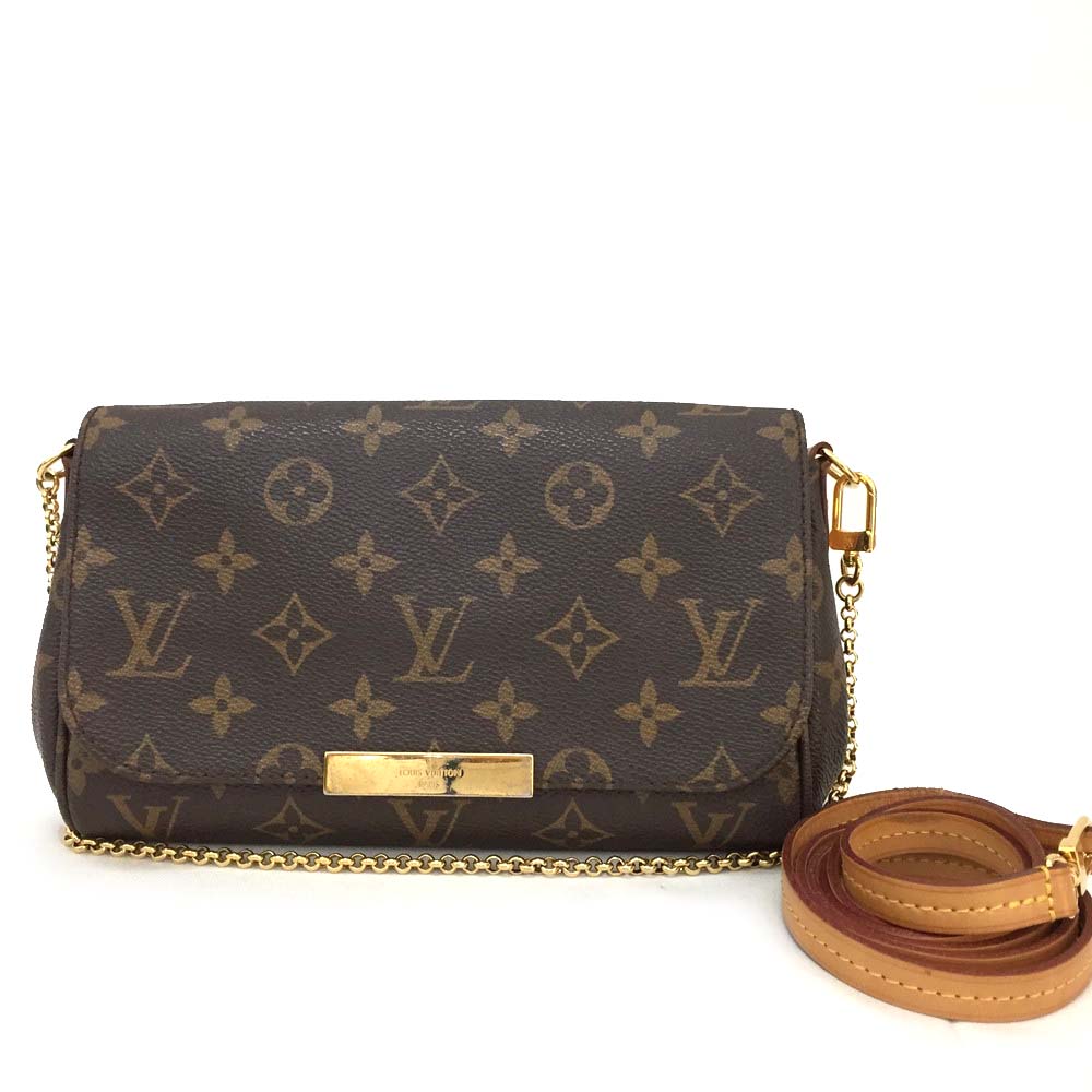 Louis Vuitton Monogram Favorite PM Clutch Shoulder Hand Bag Shoulder Strap/e465 | eBay