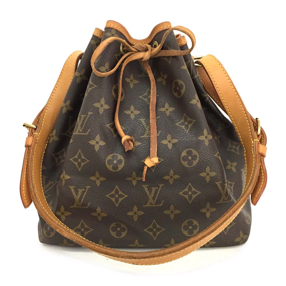 100% Authentic Louis Vuitton Monogram Petit Noe Drawstring Shoulder Bag /11417 | eBay