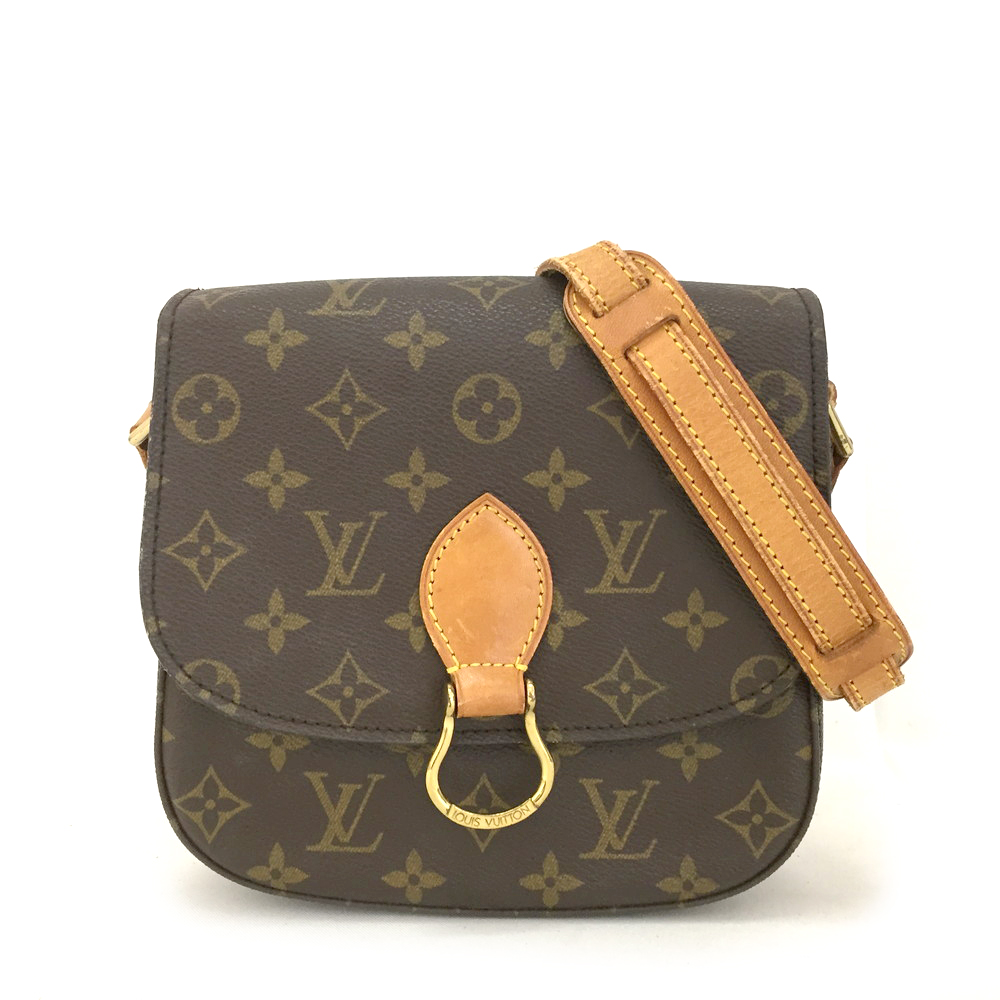 100% Authentic Louis Vuitton Monogram Saint Cloud MM Shoulder Bag /207DA | eBay
