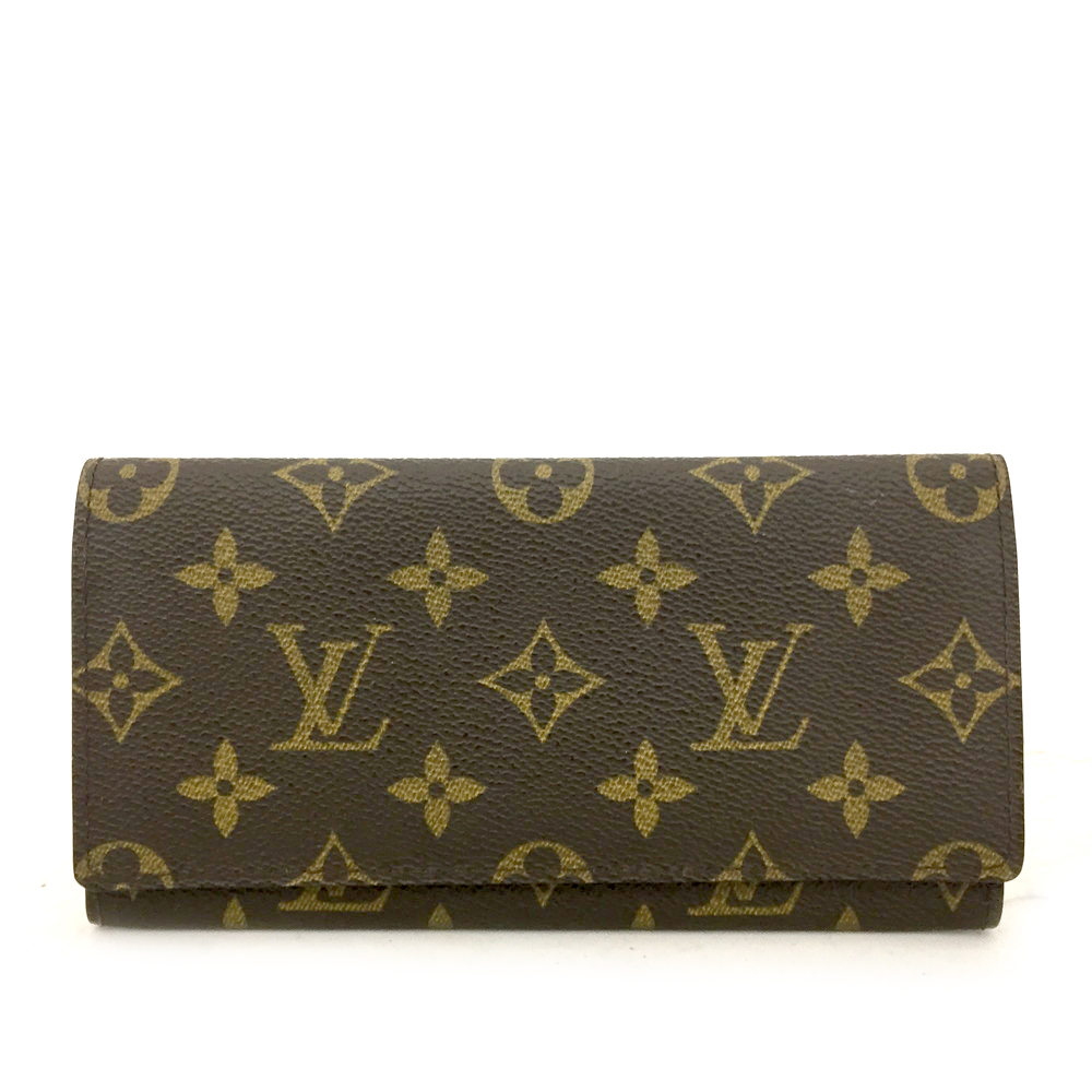 Used Louis Vuitton Monogram Porte Yen 3 Cartes Credit Wallet