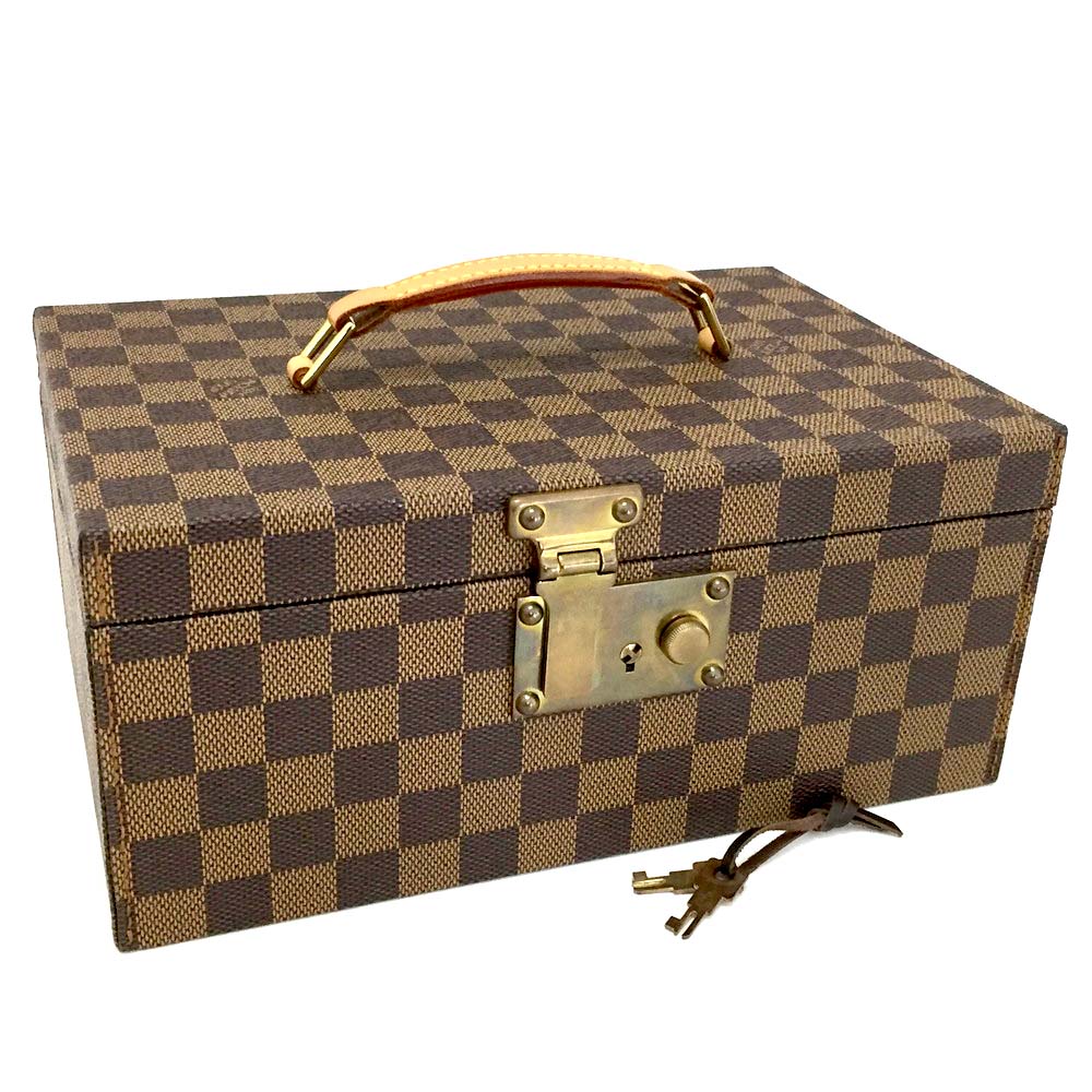 100% Authentic Louis Vuitton Damier VIP Order Jewelry Box Hand Bag /3789 | eBay