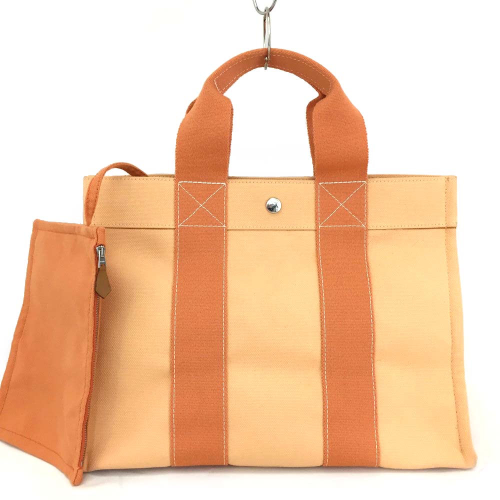 hermes orange tote bag